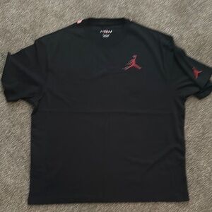 Jordan Black Short Sleeve Tee with Iconic Jumpman Logo